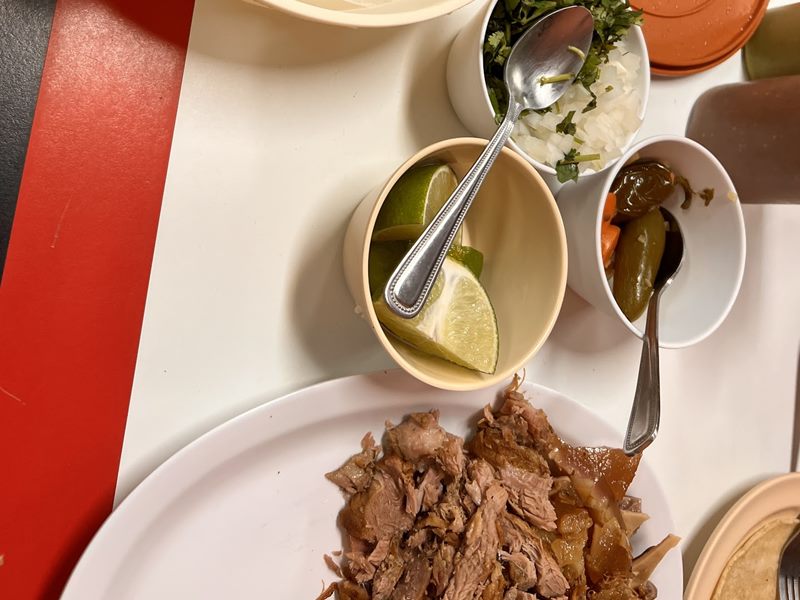 Carnitas Don Pedro food